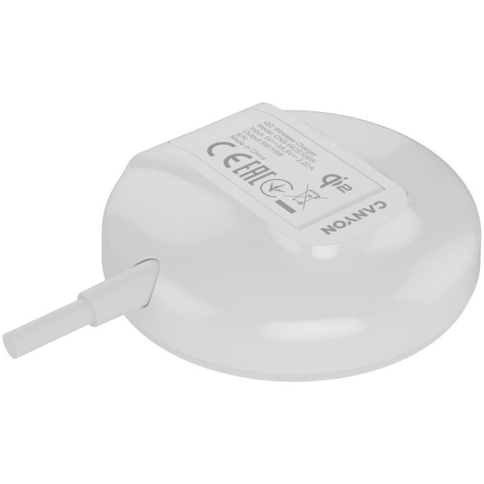 CANYON wireless charger WS-105 15W Qi2 White