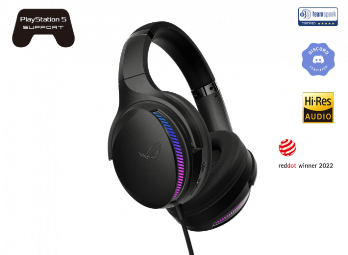 Наушники ASUS ROG FUSION II 300/7.1/ESS 9280 Quad DAC/USB-C® и USB-A/PS5/Mac