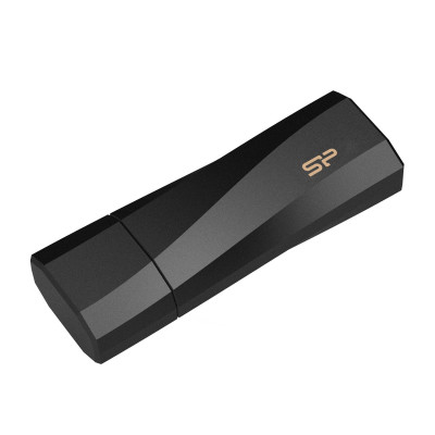 USB flash 128GB Silicon Power, Blaze B07, SP128GBUF3B07V1K, USB 3.2, black