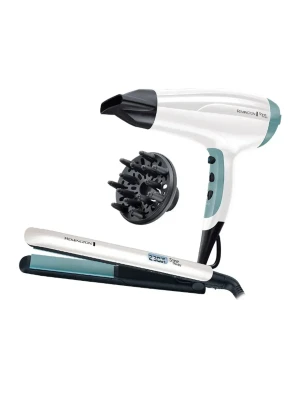 Набор фен + выпрямитель Remington S8500GP белый
