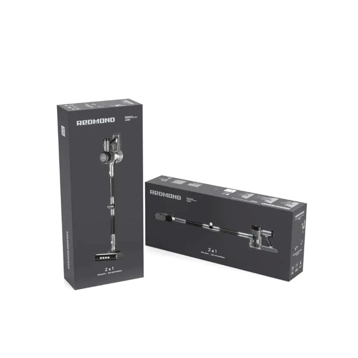 Беспроводной вертикальный пылесос, Redmond, VH1311, Емкость пылесборника 0.6л, Сухая уборка, Сила всасывания 26000 Па, Питание от аккумулятора, Уровень шума 78 дБ, Емкость аккумулятора 2000 мА*ч, Потребляемая мощность 350 Вт, Серый