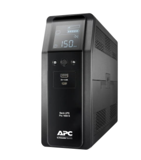 Back UPS Pro BR 1600VA, Sinewave,8 Outlets, AVR, LCD interface