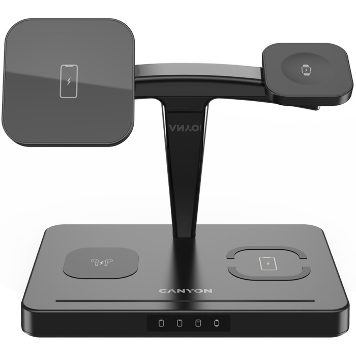 CANYON wireless charger WS-404 15W 4in1 Black