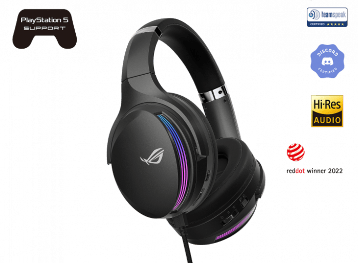 Наушники ASUS ROG FUSION II 500/7.1/ESS 9280 Quad DAC/3,5 мм, USB-C® и USB-A/PS5/Mac
