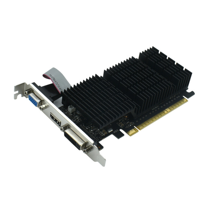 GPU NVIDIA, 1 GB, Afox GT 710 [AF710-1024D3L5], DVI/HDMI/VGA, DDR3/64-bit, +LP