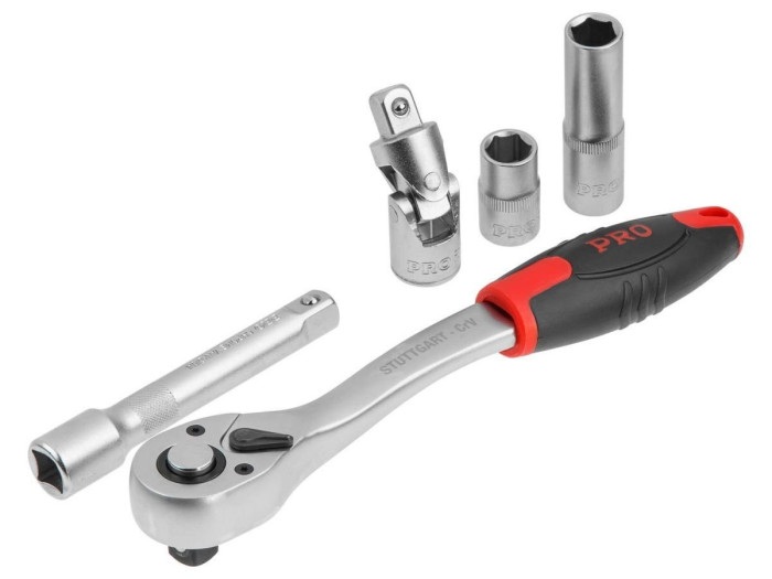 Набор головок и бит 172пр. 1/4",3/8",1/2" PRO STARTUL STUTTGART (PRO-172S)