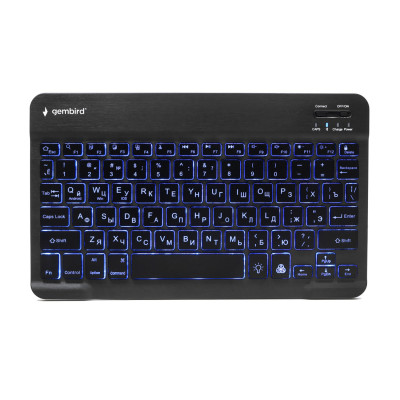 KeyBoard  USB, Gembird KBW-4N, wireless,  BT, gray