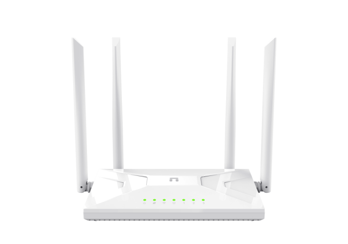 Wi-Fi роутер Netis NC21, WiFi 5, AC1200, 300+867Мбит/с, 4x5dBi, TR-069, WPS, Mesh, IPTV, WAN, 3xLAN