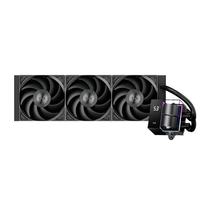 Water Cooler PCCooler DS360 BK, for Socket 1851/1700/1200/20xx/115x/AMD, 500-2200rpm,