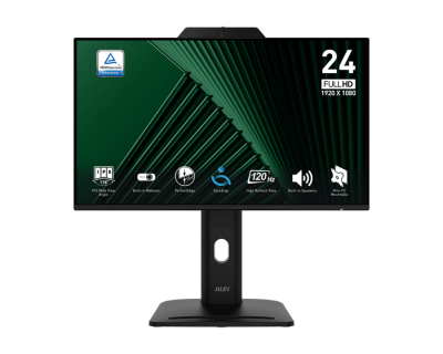 Монитор 23.8&quot; MSI PRO MP242PMG IPS FHD 120Hz 1ms 300cd/m 1500:1 WEB HDMI VGA DP 3xUSB 2x2W HAS Черн.