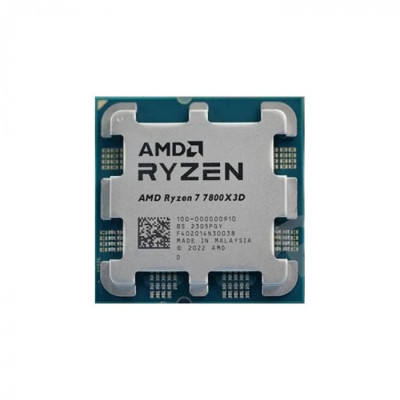 Процессор AMD Ryzen 7 7800X3D, AM5, 8C/16T, 4.2GHz base, 5.0GHz Turbo, L3 96Mb, 100-000000910, Tray