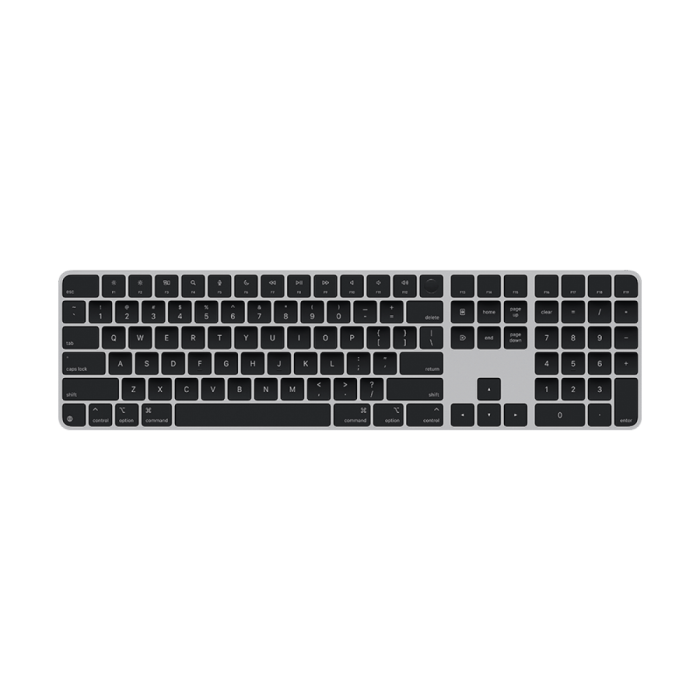Magic Keyboard with Touch ID and Numeric Keypad for Mac models with Apple silicon - Russian - Black Keys,Model A3119