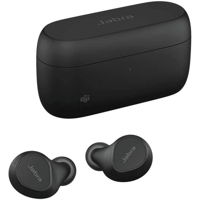 JABRA EVOLVE2 Buds MS, Cradle USB-C MS, Link 380 BT adapter USB-C MS, 30  cm USB-C to USB-A cable, Ear gels, USB-A to USB-C adapter, warranty