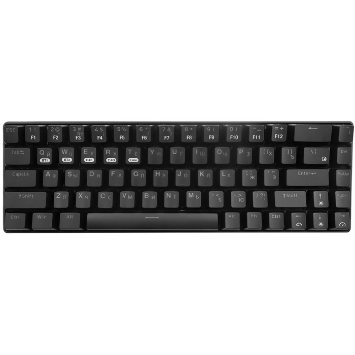 KeyBoard  USB, Gembird KBW-G500L, BT/2.4 GHz wireless, USB, black