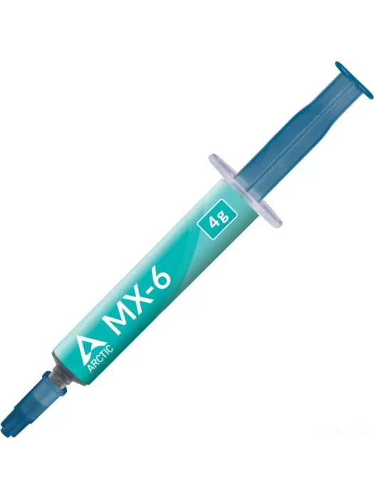 Термопаста ARCTIC MX-6, ACTCP00080A, 4g, 2.6g/cm3, шприц