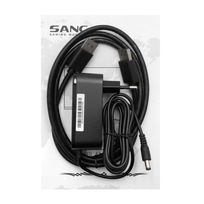 LCD 23.8" Sanc M2442PH, 1920x1080, IPS (LED) 180Hz, 1ms, 300cd/m2, 1000:1, 2HDMI/DP, white