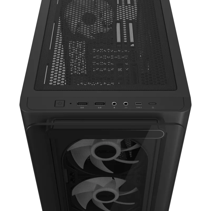 Корпус ASUS A23 PLUS TG ARGB BLACK mATX/mITX/ A23 PLUS TG/ARGB FANS/WHT//