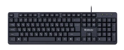 Клавиатура проводная Defender Daily HB-162 RU черный