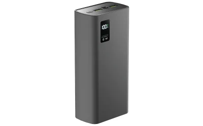 Зарядное устройство Power bank Olmio QR-30 30000mAh QuickCharge3.0 серый