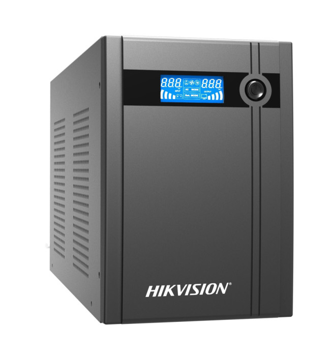 ИБП Hikvision DS-UPS3000, AVR (140-290V), 3000VA/1800W, 12V/9Ah*4, розетка Schuko*4, LED
