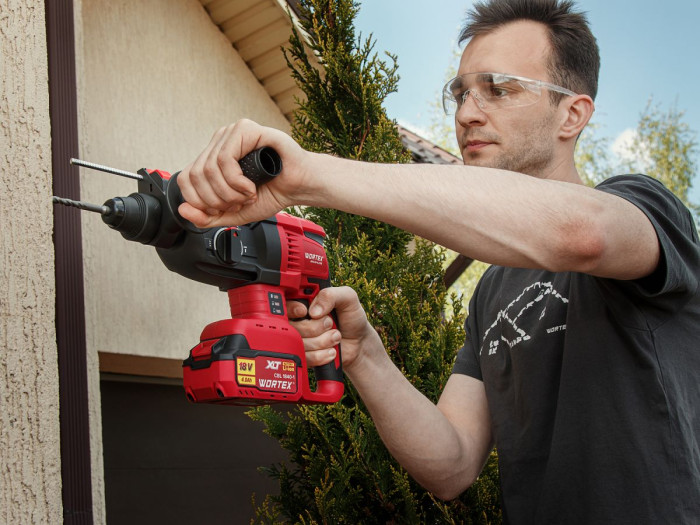 Набор аккум. инструмента WORTEX перфоратор + ушм в чем. ALL1 XLT SET СКИДКА -20%