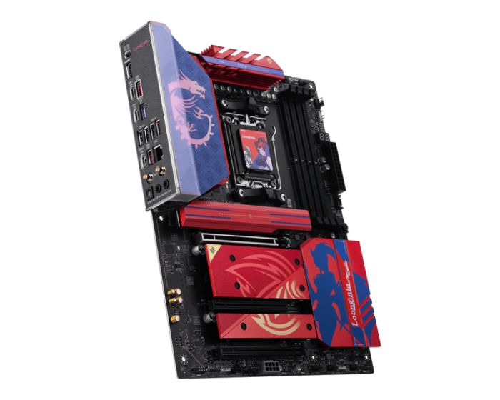 Материнская плата MSI B850 MLG EDITION AM5 4xDDR5 4xSATA3 RAID 4xM.2 HDMI 3xType-C ATX