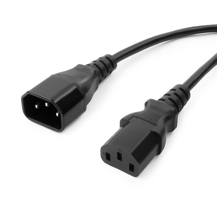 Cable power, Cablexpert PC-189-10, C13 - C14, системный блок/монитор - ИБП, 3м,  black