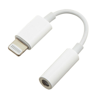 Converter Lightning -&gt; Jack 3.5mm, Cablexpert, CCA-LM3.5F-01-W
