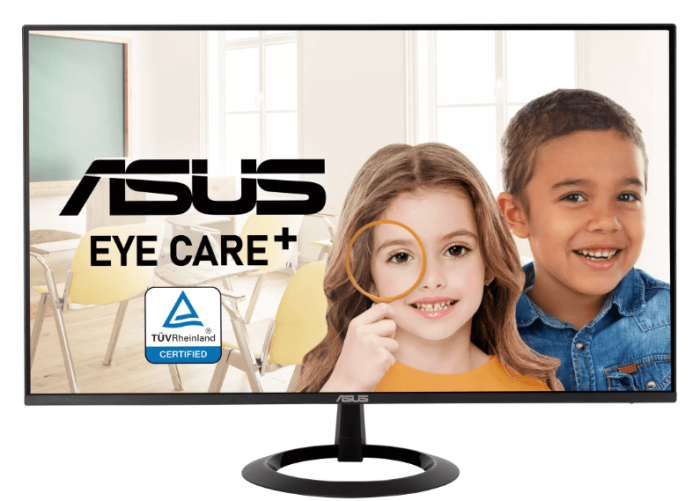 Монитор 27" ASUS VZ27EHF IPS 1980x1080 100Hz 1ms 250cd/m 1300:1 1xHDMI