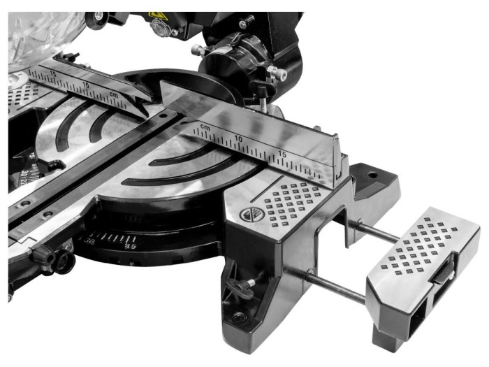 Торцовочная пила WORTEX MS 2116-1 LM в кор. 1800 Вт, 210 мм, глуб. до 65 мм, шир. до 300 мм, лазер,