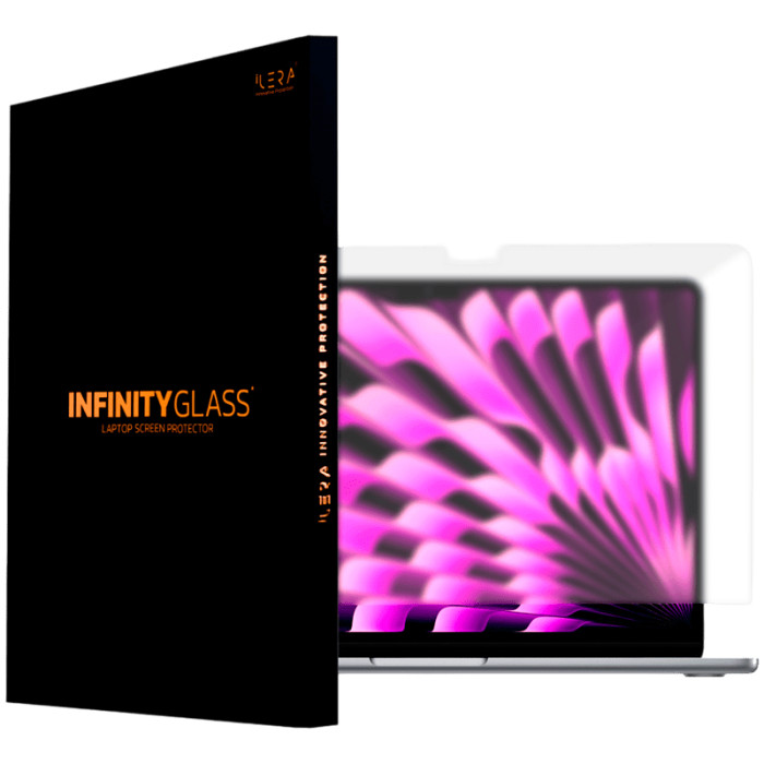 iLera Frosted Glass screen protector for MacBook Air M2