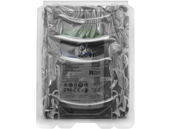 HDD SATA  8000 GB Seagate SkyHawk, ST8000VE001, 7200rpm, 256MB cache, SATA 6 Gb/s