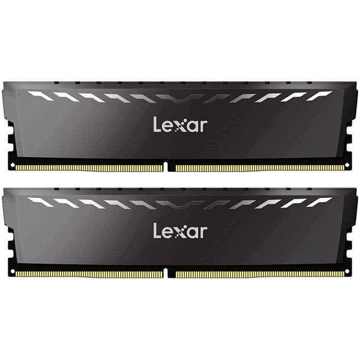 Lexar 2x8GB THOR DDR4 3600 UDIMM XMP Memory with White heatsink. Dual pack