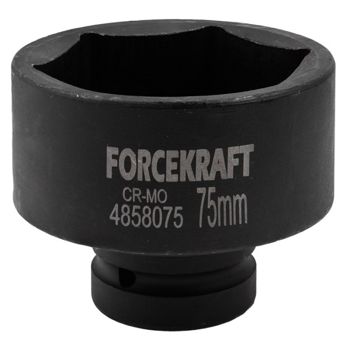 Головка ударная 1", 75мм (6гр.) FORCEKRAFT 19613       FK-4858075