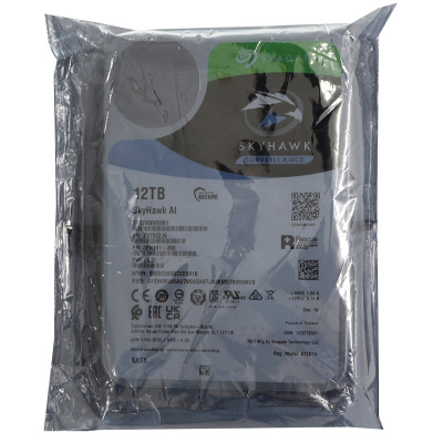 HDD SATA 12000 GB Seagate SkyHawk Al, ST12000VE001, 7200rpm, 256MB cache, SATA 6 Gb/s