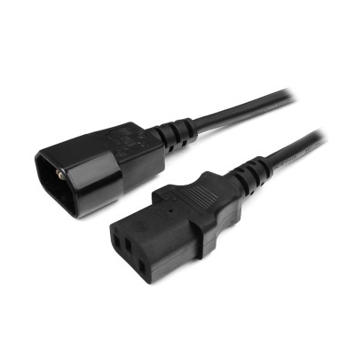 Cable power, Cablexpert PC-189-1-3M, C13 - C14, системный блок/монитор - ИБП, 3м,  black