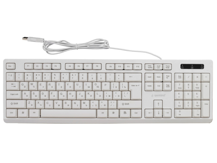 KeyBoard  USB, Gembird, KB-8355U, White