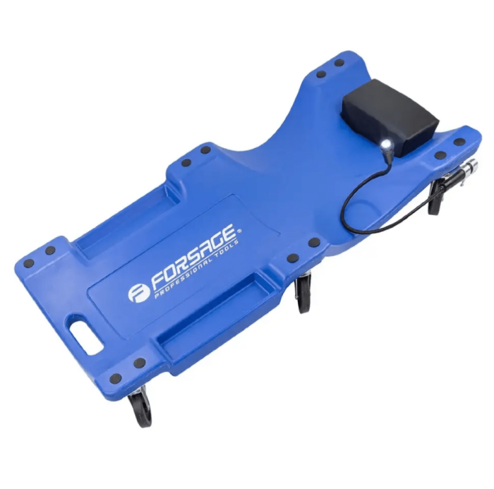 Лежак пластиковый подкатной на 6-ти колесах 61719 F-TRH6802-2