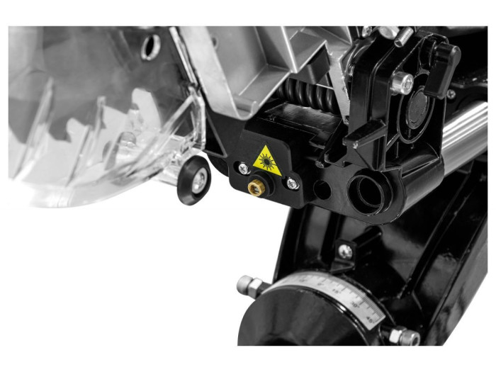 Торцовочная пила WORTEX MS 3020 LB в кор. 1800 Вт, 305 мм, глуб. до 105 мм, шир. до 330 мм, лазер, п