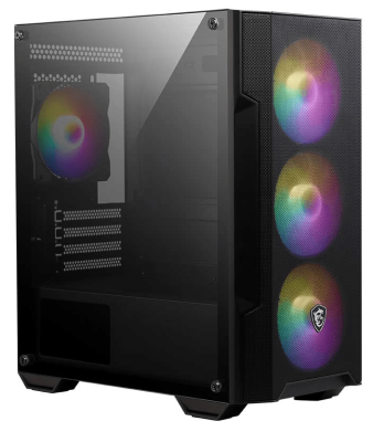 Компьютерный корпус MSI MAG FORGE M100A mATX/Mini-ITX 1x3.5&quot; 2x2.5&quot; 1xUSB3.2  4xRGB Fan mATX