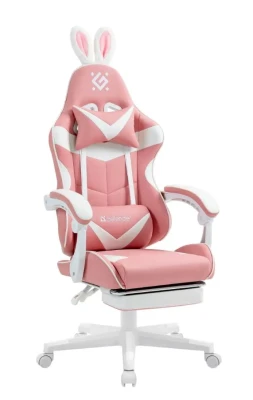 Игровое кресло Defender Irifi (M) подставка под ноги, розовый
