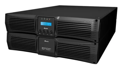 Delta Electronics RT 5-20kVA 2U EBC 16x7Ah batteries, height, label in EN