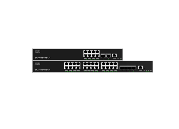 Grandstream GWN7813P, Enterprise Layer 3 Managed Network Switch, 24-ports Gigabit Ethernet, PoE/PoE+ (360W), 4-SFP,Desktop, wall-mount, or rack-mount