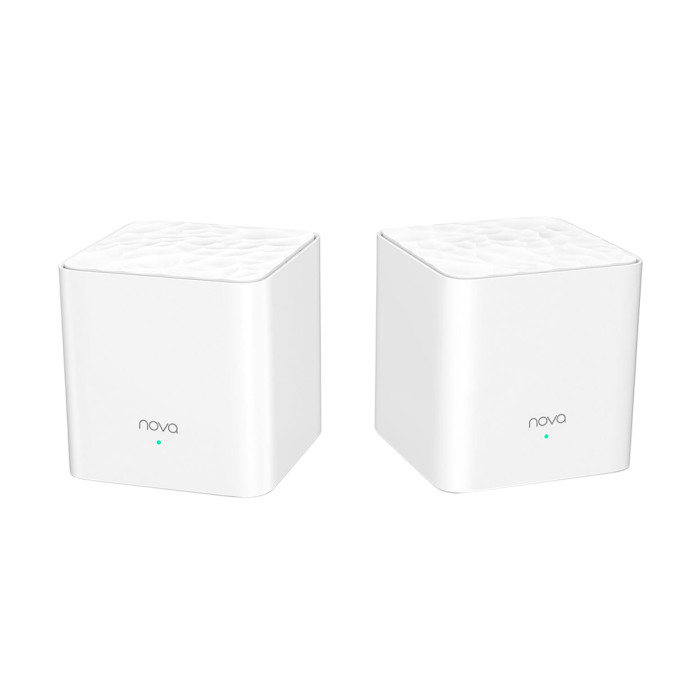 Wireless Mesh System, Tenda Nova MW3(2-PACK), WiFi 5 (1200M), (1+1) x 10/100M