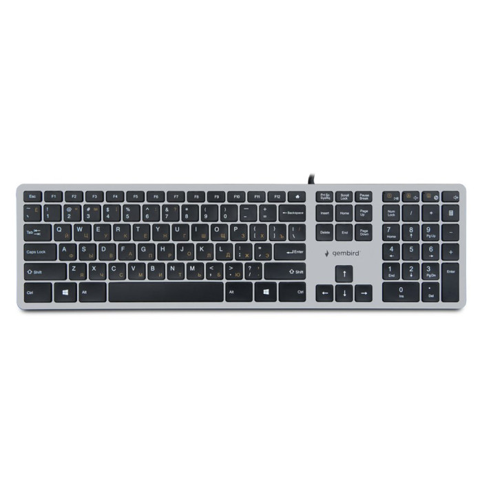 KeyBoard  USB, Gembird, KB-8420, 1.5m cable, USB, black