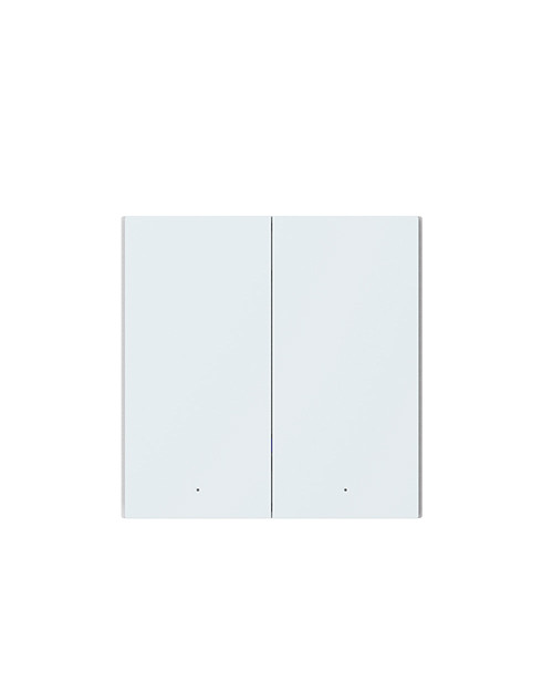 Настенный выключатель двухклавишный AQARA Smart Wall Switch H1 (No Neutral, Double Rocker)