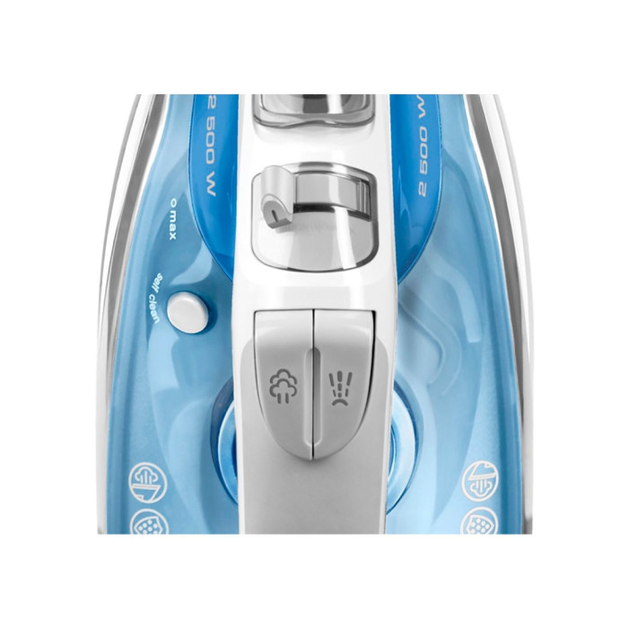 Утюг, Redmond, SkyIron RI-C255S, Дистанционный или механический тип управления, Объем резервуара для воды 300 мл, Постоянная подача пара 50 г/мин, Керамика, Вертикальное отпаривание, Автоотключение, Функция самоочистки, Мощность 2500 Вт, Длина шнура элект