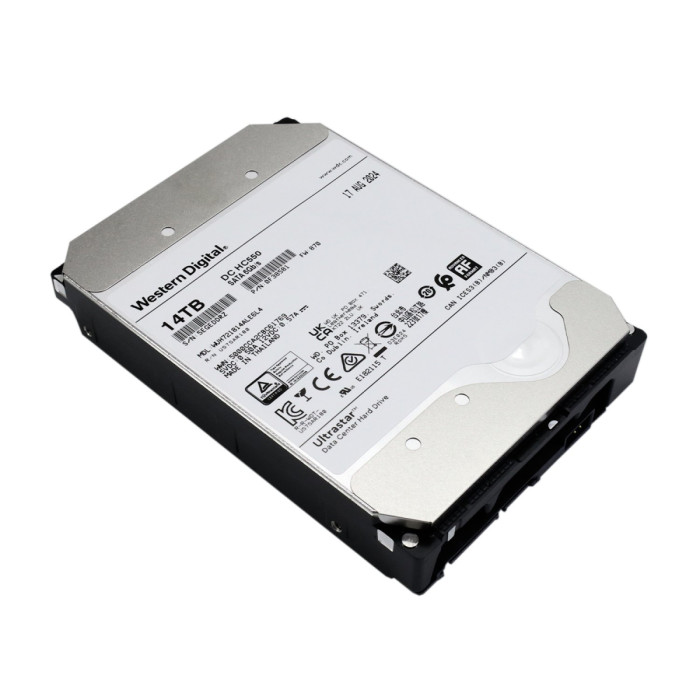 HDD SATA 14000 GB Western Digital Ultrastar, DC HC550, WUH721814ALE6L4, 7200rpm, 512MB, SATA 6 Gb/s