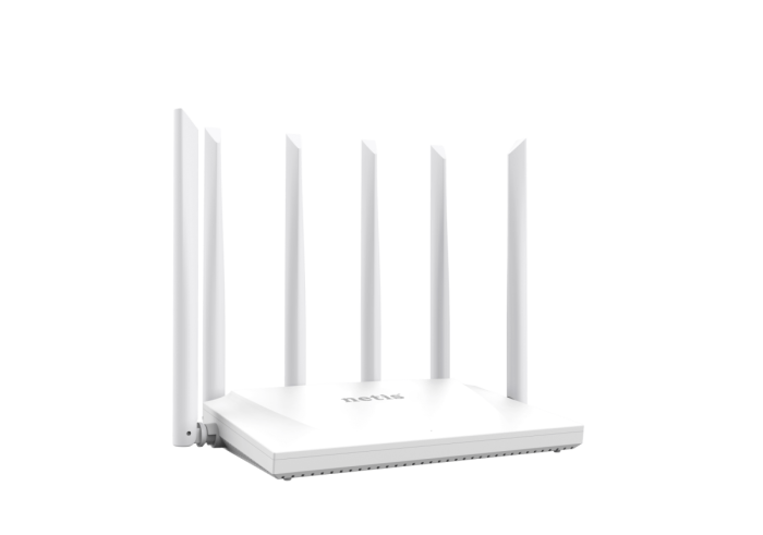 Wi-Fi роутер Netis NC63, WiFi 5, AC1200, 300+867Мбит/с, 6x5dBi, TR-069, Mesh, IPTV, GWAN, 3xGLAN