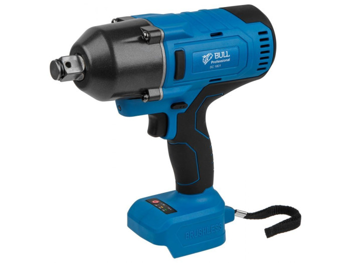 Аккум. ударный гайковерт BULL SC 1801 в чем. БЕСЩЕТ., 18 В, 1000 Н*м, 3/4", 1х6 А*ч, з/у 4 А